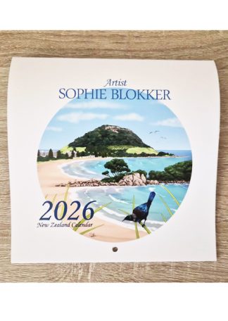 *2026 Sophie Blokker NZ Art Calendar*